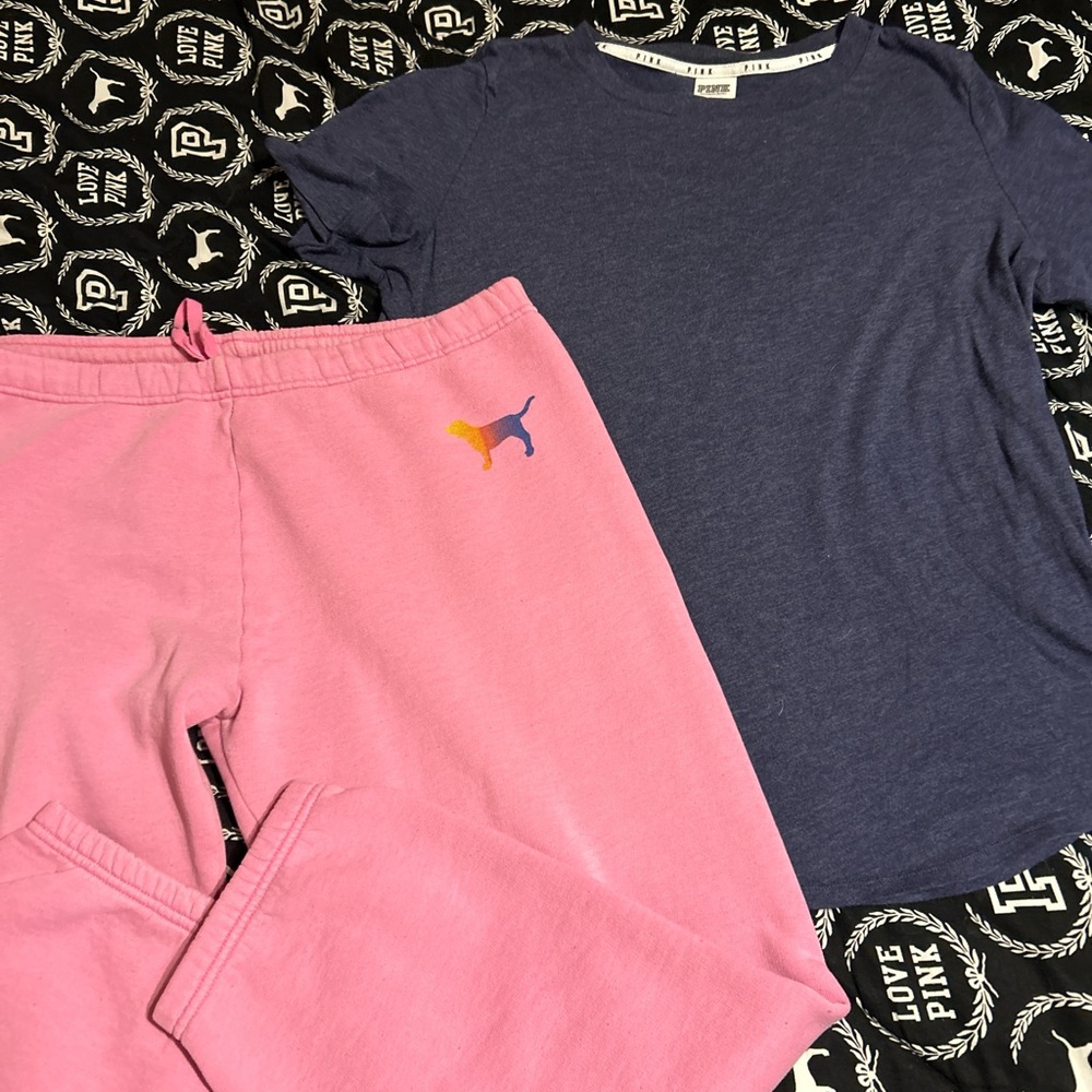 VS Pink Set Size Medium/Large Y2K
